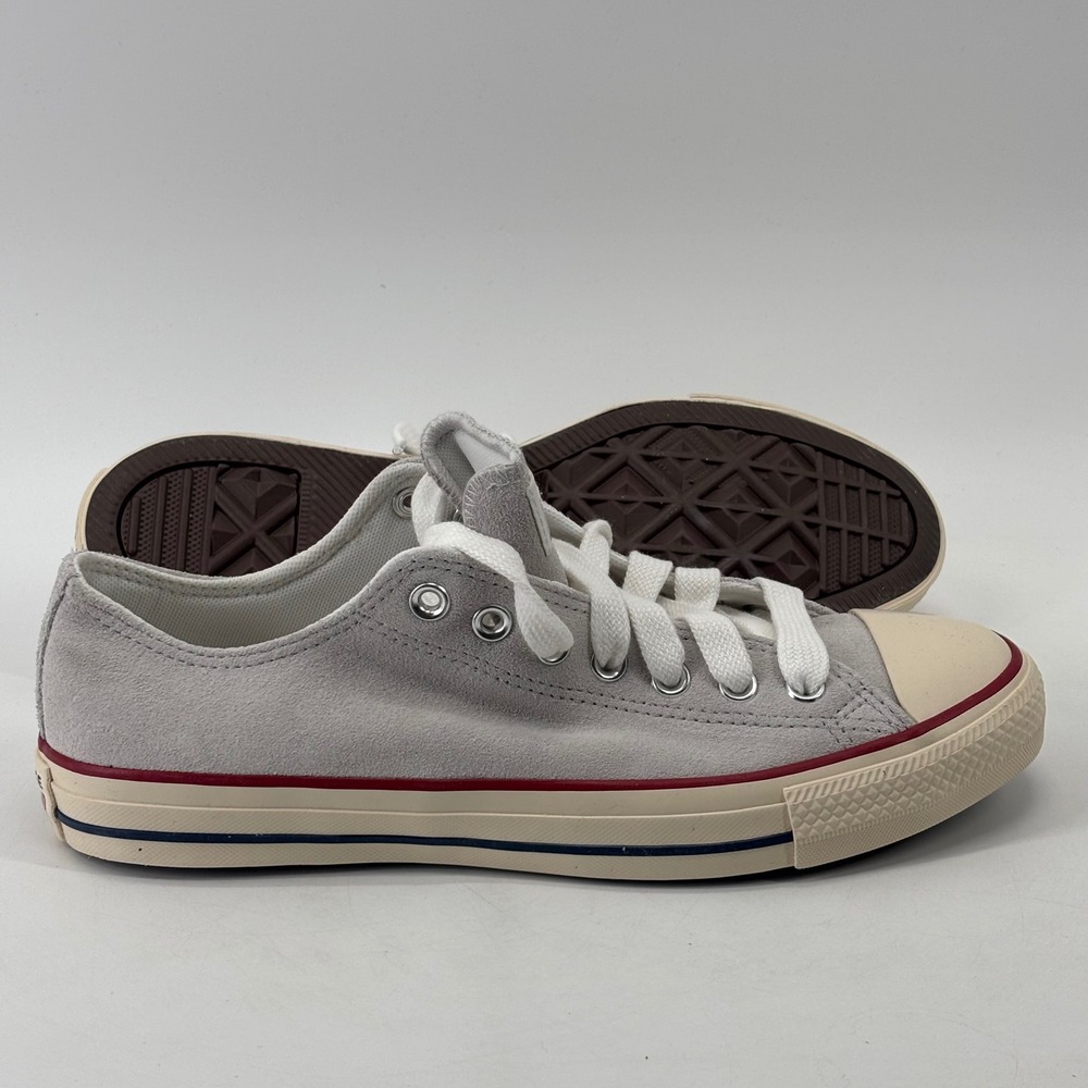 Converse Chuck Taylor All Star Unisex 8.5M 10.5W Grey Suede Low Top NWT A14237C